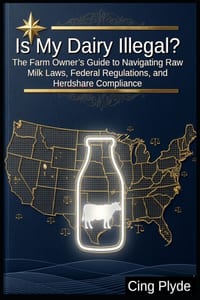 Is My Dairy Illegal?: The Farm Owner's Guide to Navigating Raw Milk Laws, Federal Regulations, and Herdshare Compliance cover