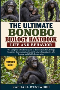 The Ultimate Bonobo Biology Handbook: LIFE AND BEHAVIOR: The Complete Educational Guide to Bonobo Evolution, Biology, Cognition, Communication, Social cover