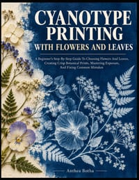 Cyanotype Printing With Flowers And Leaves: A Beginner's Step-By-Step Guide To Choosing Flowers And Leaves, Creating Crisp Botanical Prints, Mastering cover