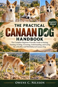 The Practical Canaan Dog Handbook: The Complete Beginner-Friendly Guide to Raising, Training, Feeding, Grooming, Understanding, and Caring for a Healt cover