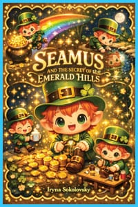 Seamus and the Secret of the Emerald Hills: A Rhyming Picture Book Of Irish Folklore, Nature, And Lucky Wishes An Irish Leprechaun's Rhyming Tale Of K cover