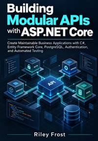 Building Modular APIs with ASP.NET Core: Create Maintainable Business Applications with C#, Entity Framework Core, PostgreSQL, Authentication, and Aut cover