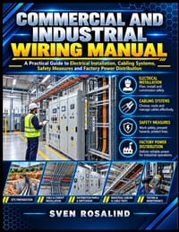 Commercial and Industrial Wiring Manual: A practical guide to electrical installations, Cabling systems, Safety measures and Factory Power distributio cover