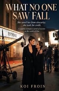What No One Saw Fall: She saved her from oblivion and took the credit: a sapphic romance novel of secrets in the world of cinema. cover