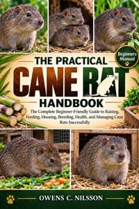 The Practical Cane Rat Handbook: The Complete Beginner-Friendly Guide to Raising, Feeding, Housing, Breeding, Health, and Managing Cane Rats Successfu cover