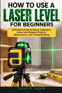 How to Use a Laser Level for Beginners: A Practical Guide to Setup, Calibration, Indoor and Outdoor Projects, Maintenance, and Troubleshooting cover