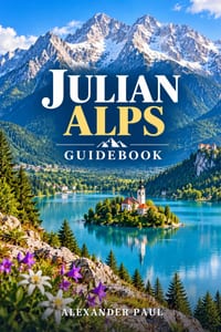 Julian Alps Guidebook: Lake Bled, Bohinj, Triglav National Park, the Soča Valley and the Italian Side: Hikes, Huts, Scenic Roads and Practical Pl cover