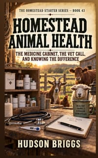 Homestead Animal Health: The Medicine Cabinet, the Vet Call, and Knowing the Difference cover