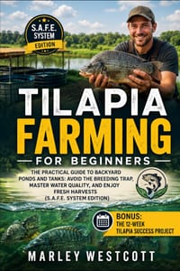 Tilapia Farming for Beginners: The Practical Guide to Backyard Ponds and Tanks: Avoid the Breeding Trap, Master Water Quality, and Enjoy Fresh Harvest cover