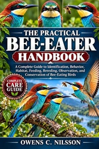 The Practical Bee-Eater Handbook: A Complete Guide to Identification, Behavior, Habitat, Feeding, Breeding, Observation, and Conservation of Bee-Eatin cover