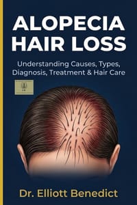 Alopecia Hair Loss: A Comprehensive Guide to Causes, Symptoms, Diagnosis, Treatment, Hair Restoration, Prevention, and Living With Hair Loss cover