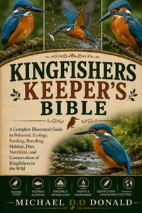 Kingfishers Keeper's Bible: A Complete Illustrated Guide to Behavior, Ecology, Feeding, Breeding, Habitat, Diet, Nutrition, and Conservation of Kingfi cover