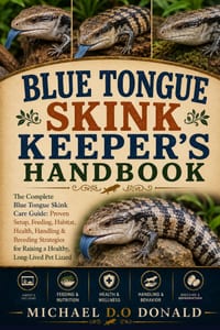 Blue Tongue Skink Keeper's Handbook: The Complete Blue Tongue Skink Care Guide: Proven Setup, Feeding, Habitat, Health, Handling & Breeding Strategies cover