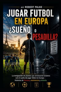 Jugar al fútbol en Europa SUEÑO O PESADILLA: Inmigración de jóvenes que cruzaron océanos. con el sueño de jugar al fútbol en Europa- Historias de frac cover