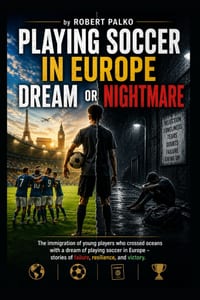 Playing football in Europe: a dream or a nightmare?: Immigration of young people who crossed oceans. with a dream of playing football in Europe - stor cover