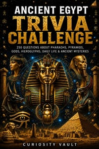 Ancient Egypt Trivia Challenge: 250 Questions About Pharaohs, Pyramids, Gods, Hieroglyphs, Daily Life & Ancient Mysteries cover