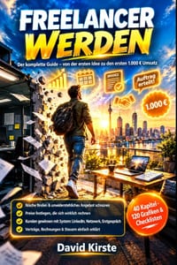 Freelancer werden: Der komplette Guide: Schritt-für-Schritt Anleitung zum Freelancing: Nische finden, erste Kunden gewinnen und in 30 Tagen durchstart cover