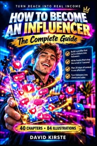How to Become an Influencer: The Complete Guide: From Instagram Profile to Launch Campaign - Content, Community, Monetization and Growth on TikTok, In cover