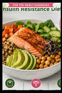 PCOS Diet for the Newly Diagnosed: Your All-In-One: Guide to Eliminating PCOS Symptoms with the Insulin Resistance Diet. cover