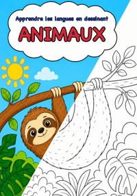 Apprendre les langues en dessinant Animaux cover