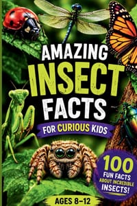 Amazing Insect Facts for Curious Kids: 100 Bug Trivia Questions & Surprising Answers About Insects, Creepy Crawlers, and Bugs for Ages 8-12 cover