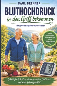 Blutdruck natürlich senken: Der einfache Ratgeber für mehr Gesundheit, Energie und Lebensfreude ab 50 cover
