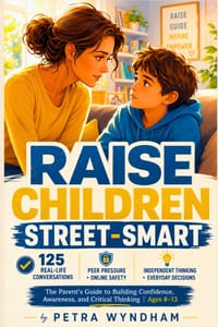 Raise Children Street-Smart: 125 Real-Life Situations and Parent-Child Conversations to Build Confidence, Awareness, Independent Thinking, and Online cover