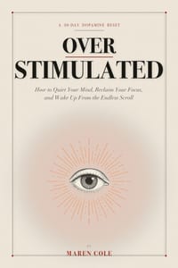 Overstimulated: The 30-Day Dopamine Reset to Quiet Your Mind, Reclaim Your Focus, and Wake Up From the Scroll cover