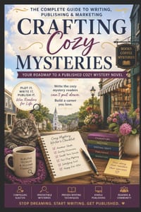 Crafting Cozy Mysteries: From Idea to Published Novel - The Beginner's Guide to Writing, Plotting & Selling Your Cozy Mystery cover