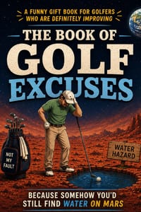 The Book of Golf Excuses: Because Somehow You'd Still Find Water on Mars cover