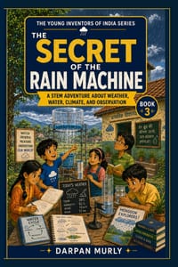 The Secret of the Rain Machine: A STEM Adventure About Weather, Water, Climate and Observation cover