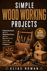 Simple Wood Working Projects: Woodworking Projects and Plans, Woodworking Patterns and Plans, Easy Wood Carving Projects, and Wood Art Projects for Be cover
