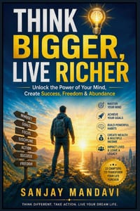 Think Bigger, Live Richer: Unlock the Power of Your Mind, Create Success, Freedom & Abundance cover