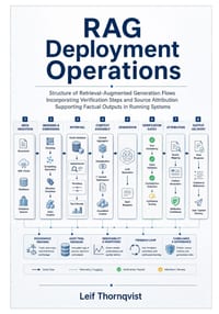 RAG Deployment Operations: Structure of retrieval augmented generation flows incorporating verification steps and source attribution supporting factua cover