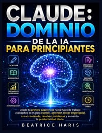 Claude: Dominio de la IA para principiantes: Desde tu primera sugerencia hasta flujos de trabajo avanzados de IA para escribir, aprender, crecer empre cover