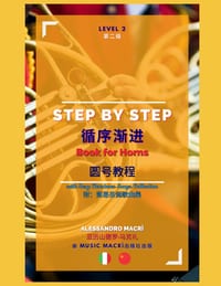 STEP by STEP Book for Horns Level 2: Italian/Chinese cover
