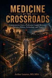 Medicine at the Crossroads: Commentaries from a Profession Caught Between Patients, Politics, Technology, and Trust cover