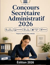 Concours Secrétaire Administratif 2026: Fonction Publique d'État Catégorie B: préparation complète, droit administratif, bureautique, cas pratique, en cover