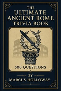 The Ultimate Ancient Rome Trivia Book: 500 Questions on Caesars, Legions, Gladiators, and the Empire That Shaped the Western World cover