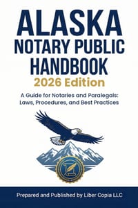 Alaska Notary Public Handbook 2026 Edition: A Guide for Notaries and Paralegals: Laws, Procedures, and Best Practices cover