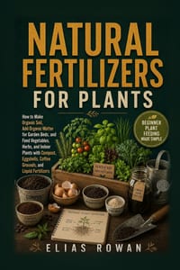 Natural Fertilizers for Plants: How to Make Organic Soil, Add Organic Matter for Garden Beds, and Feed Vegetables, Herbs, and Indoor Plants with Compo cover