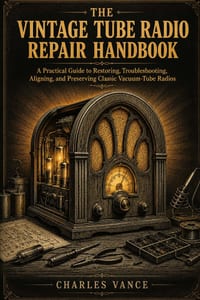 The Vintage Tube Radio Repair Handbook: A Practical Guide to Diagnosing, Restoring, and Bringing Classic Radios Back to Life cover
