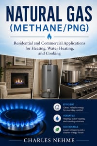 Natural Gas (Methane/PNG): Residential and Commercial Applications for Heating, Water Heating, and Cooking cover