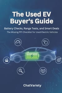 The Used EV Buyer's Guide: Battery Checks, Range Tests, and Smart Deals - The Missing PPI Checklist for Used Electric Vehicles cover