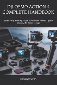 Dji Osmo Action 4 Complete Handbook: Learn Setup, Shooting Modes, Stabilization, and Pro Tips for Stunning 4K Action Footage cover