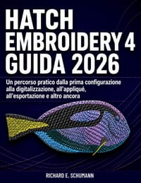Hatch Embroidery 4 Guida 2026: Un percorso pratico dalla prima configurazione alla digitalizzazione, all'appliqué, all'esportazione e altro ancora cover
