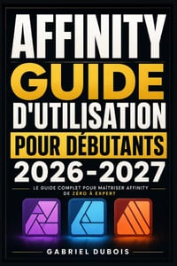 Affinity Guide d'Utilisation pour Débutants 2026-2027: Créez des Visuels Professionnels, Retouchez vos Photos et Mettez en Page vos Documents - Méthod cover