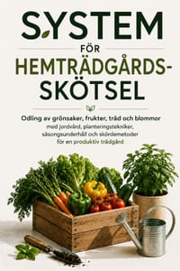 System för Hemträdgårdsskötsel: Odling av grönsaker, frukter, träd och blommor med jordvård, planteringstekniker, säsongsunderhåll och skördemetoder f cover