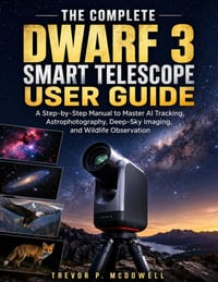 The Complete Dwarf 3 Smart Telescope User Guide: A Step-by-Step Manual to Master AI Tracking, Astrophotography, Deep-Sky Imaging, and Wildlife Observa cover