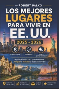Los Mejores Lugares Vivir En Los Estados Unidos 2025 - 2026: Costo de vida - Seguridad - Ocio La guía definitiva para cualquier persona que desee inmi cover